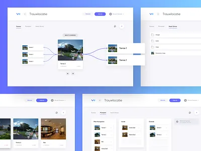 360° Tour Creator 360 clean concept creator design interface tool tour ui vr