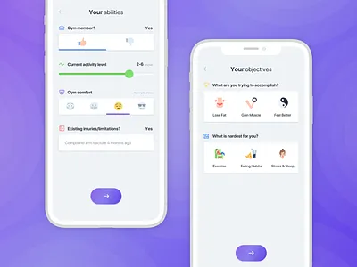 👽 Onboarding #2, #3 / Ladder clean form form ui ios iphone minimal mobile modern onboard onboarding onboarding flow onboarding screen onboarding screens onboarding ui profile profile builder ui user experience user interface ux