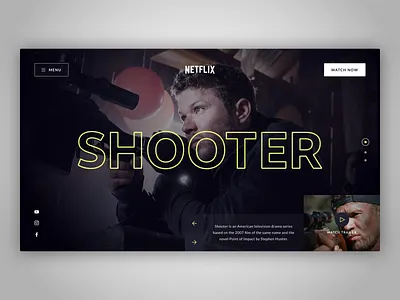 📺 Netflix Concept Page clean concept concept design design hero header landing page logo netflix sketch typography ui uidesign ux uxdesign video web design website