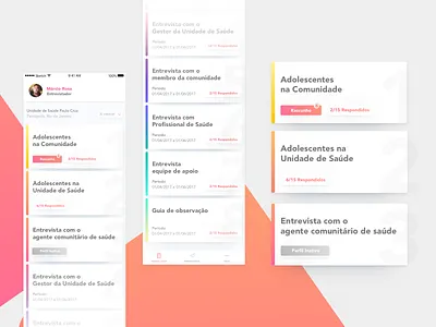 Survey app app design mobile product question survey ui ux