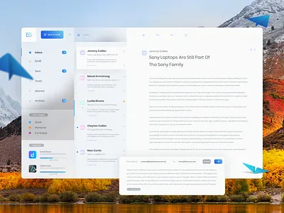 Mac Mail App - Redesign Concept design designer dribbble ideas mail mail app photoshop ui uidesign uidesigner userexperience userinterface ux uxdesign uxdesigner uxui webdesign webdesigner websitedesign wireframe