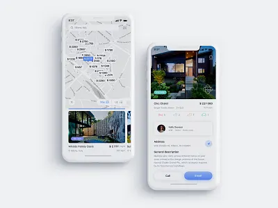 Real Estate App #2 360 degree 360 view app appartments description design details houses luxury maps real estate typography ui design ux design weeklyconcept