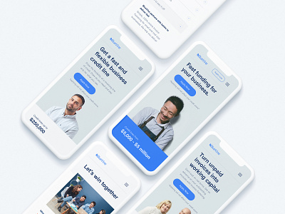 Mobile Web credit design fin tech fin tech responsive typography web web design