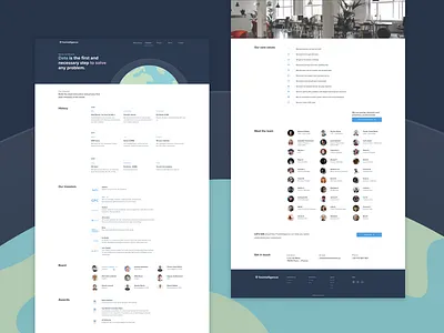 Corporate website foxintelligence web design