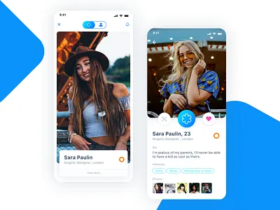 Icebreakar Dating App color design ios mobile typography ui user experience user inteface ux