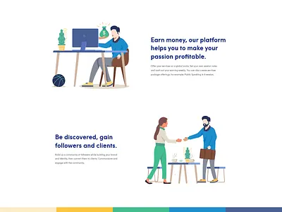 RocketOn - Feature Illustration app character design illustration