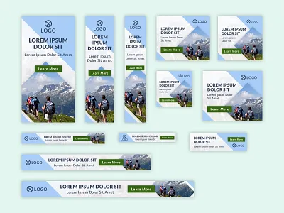 Display Ads Shot #1 - Travel banner ad banner ads banner design concept design display ad google ad banner google ads google adwords marketing marketing campaign ppc skyscraper travel ui