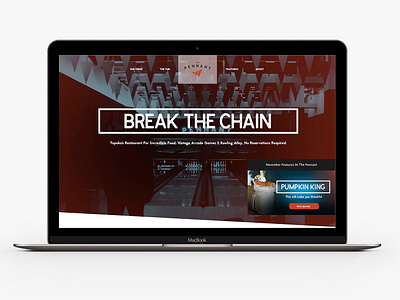 The Pennant Restaurant Website bowling re branding restaurant restaurant design video website