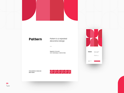 Type \ 08 - Pattern art clean color concept design designer editorial minimal pattern poppin poster type type art typeface typo typografia typography