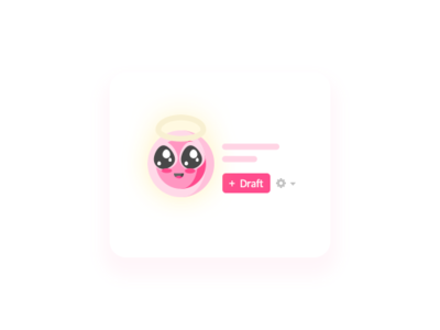 1 Dribbble Invite angel draft dribbble emoji invite