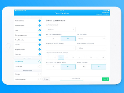 Ipad Ui Design For Medical App app app concept clean dashboad dashboard dashboard design design flat ipad ipad 2 ipad air ipad app material sketch ui web website white