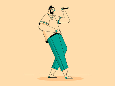Post Malone guy illustration man men post malone