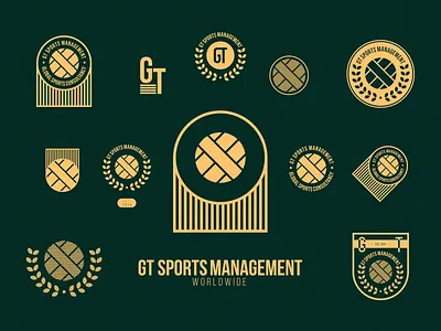 GT Sports | Round one 2018 adaptable logo system badge branding design dynamic logo football football logo fresh gt sports lockup logo management mark nikola obradovic nikola obradovic design on design ond players soccer