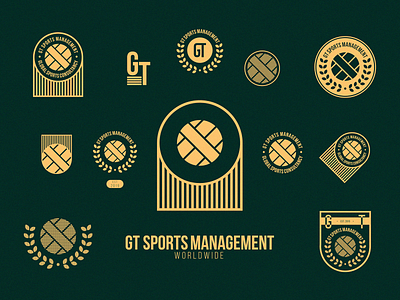 GT Sports | Round one 2018 adaptable logo system badge branding design dynamic logo football football logo fresh gt sports lockup logo management mark nikola obradovic nikola obradovic design on design ond players soccer