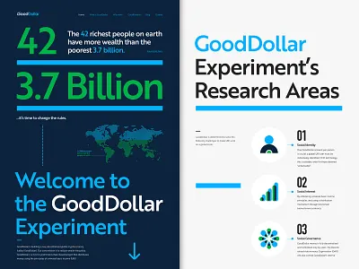 GoodDollar Branding & Website bold branding graphic design icon logo typography ui design vector web design website