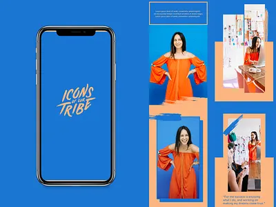 GoDaddy Icons of our Tribe Instagram Stories brand design godaddy instagram social