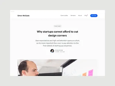 Blog - Why startups cannot afford to cut design corners advice blog blog post branding consultant creative design graphic design insights startups ux website design