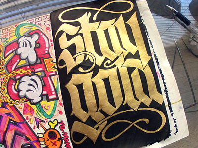 #INKTOBER Day 27: Stay Gold defaulterror ink inktober inktober2018 rtj rtj3 run the jewels stay gold