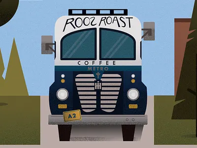 Vannie adobe illustrator ann arbor roos roast study van vector