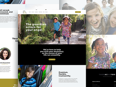 The Back Story Site Design art direction brand development branding creative agency creative direction creative strategy design design direction design studio interactive logo los angeles ui ux visual design web design