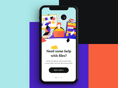 Docly Intro affinity app designer docs files illustration mess ui