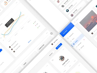 Veins - System Website Design app design icon ui ux web