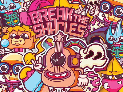 Vector illustration cartoon image-02 art boy color design dribbble guitar illustration style vector illustration vector illustration ipadpro