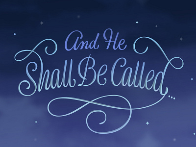 2018 Advent 01 advent cartouche christmas flourish lettering script sermon sermon series