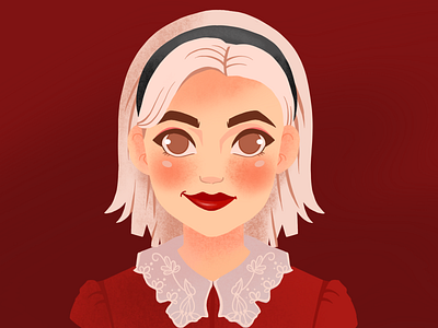 Chilling Adventures of Sabrina chilling adventures of sabrina digital art graphic designer illustration ipad art ipad pro procreate sabrina