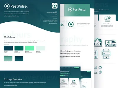 Pest Control Case Study brand branding case study styleguide