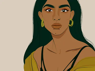 She's a strong women bra cartoon character design concept art drawing fashion flat vector illustration women women empowerment women fashion