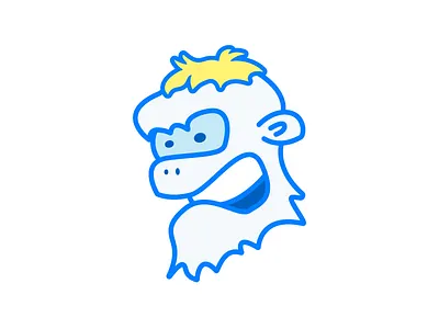 Shreddy Yeddy character face illustration yeti