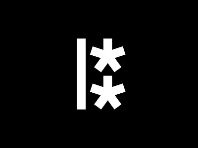 |⁑ asterisk ben illustrated ben stafford custom design geometric illustration logo mark personal