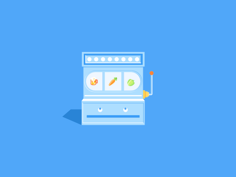 🎰-Spin & Win after affects animation design game animation games gif. illustration product slot machine