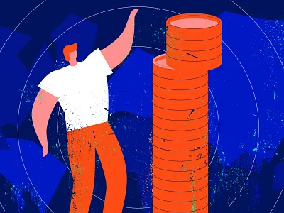 Value Of Product Economics For Business article blog character color economy illustration money texture vector