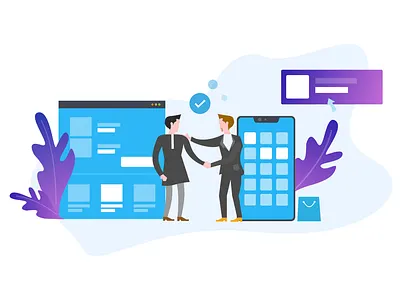 Sell on Shakedeal Illustrations. clean design ecommerce illustrations online onlineshopping sell selling sketch