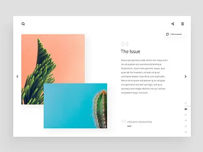 Article article clean grid html landing minimal ui unsplash ux web website