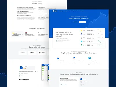 Crypto Wallet Landing Page (Re)Design app bitcoin company crypto wallet design landing page responsive ui ux website