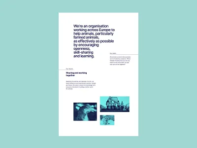 Mission Statement clean inter ui minimal mission swiss style typography ui vision web web design website