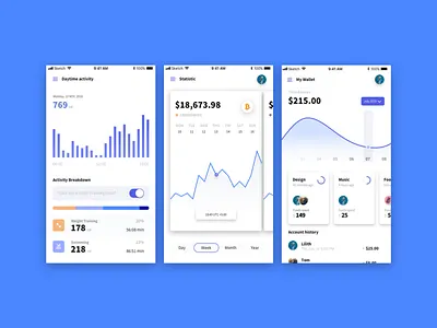 Graph Exploration app blue branding design designer flat geometic identity ios minimal mobile type typography ui ux web