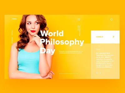 Holiday Daily UI clean creativity daily design homepage landing landing page main page minimal ui ux web webdesign website