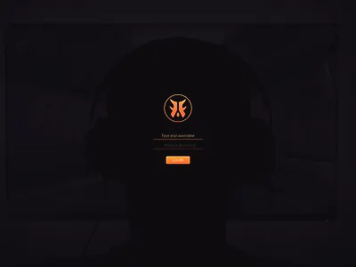 Login Screen gif gradient login screen logo ui design web app