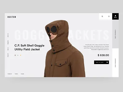 The Huxton Hero Concept For Fashion black white creative creative design design ecommerce fashion gray hero area hero banner minimal minimal design slide design sliders typography ui ux white background