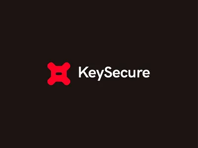 KeySecure app application branding design flat identity logo mark minimal minimal branding simple type