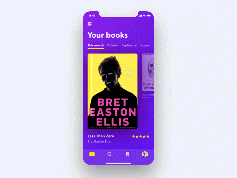 Book app concept - PRD + AEP + SKETCH files .aep .prd .sketch aep app book app books colourful download ios mobile prd reading source file ui