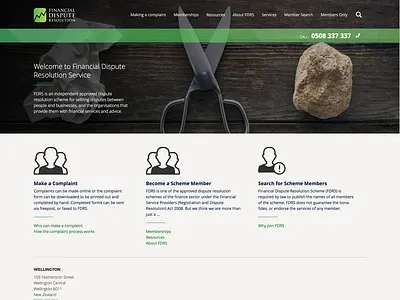Financial Dispute Resolution Service — Web dispute resolution ui ux web