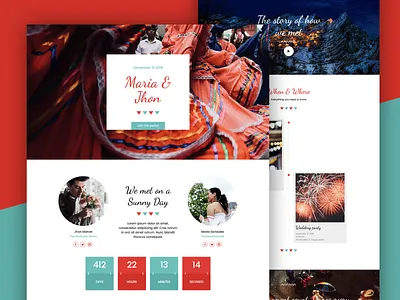Spanish Wedding Landing Page event landing page landing page wedding wedding invitation