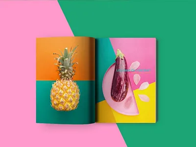 Vegetable in portrait. branding eggplant fruit green magazine photo pineapple portrait art rose vegetable