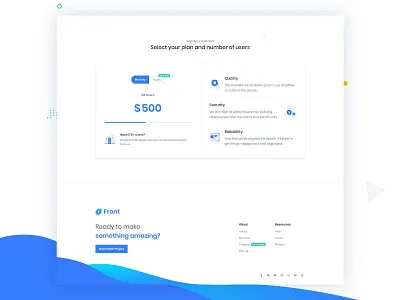 Front – Multipurpose Responsive Template agency business clean corporate creative illustration pricing theme trending ui ux vector web design website