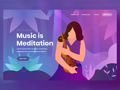 Music Header Exploration animation branding colour concept creative design environment dark fluid gif gradiant header exploration header illustration illustration motion music template ui ux vector web